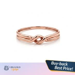 UBS Gold - Cincin Emas - 17K - Model Minimalis - CC70918